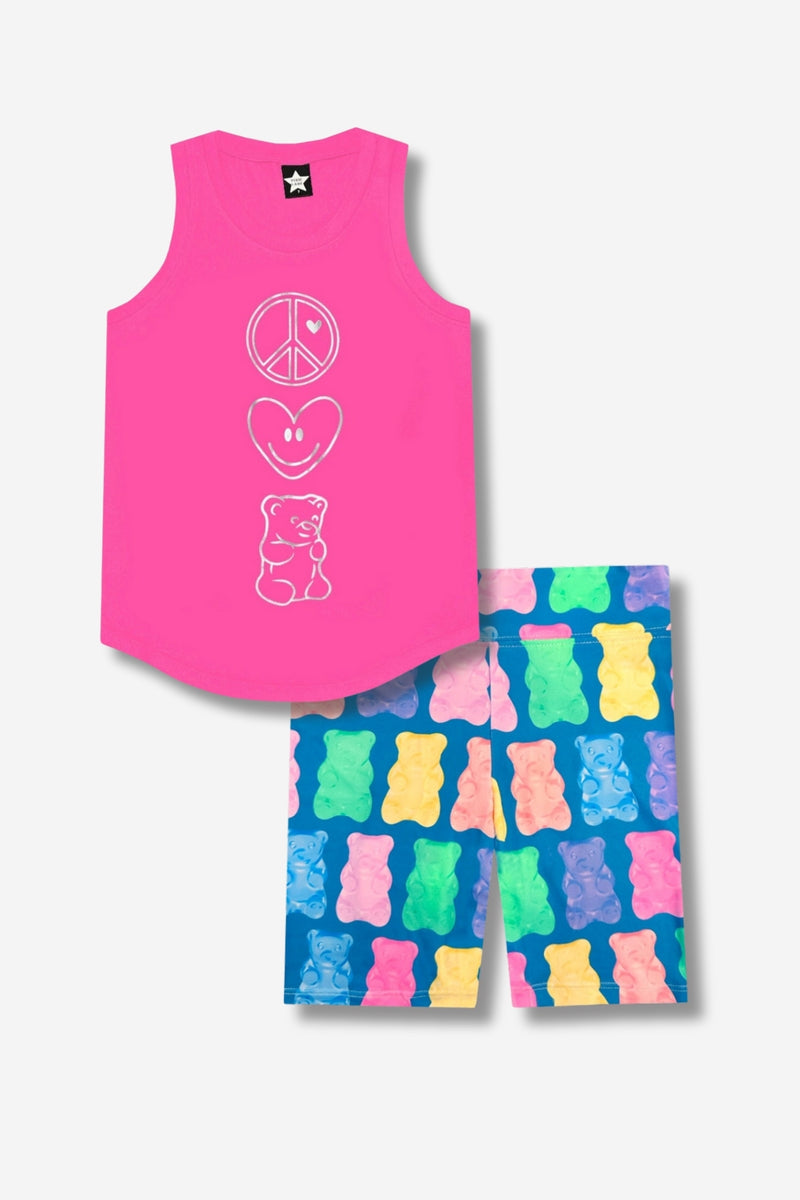 Multipack: Simply Soft Shirttail Tank & Biker Short