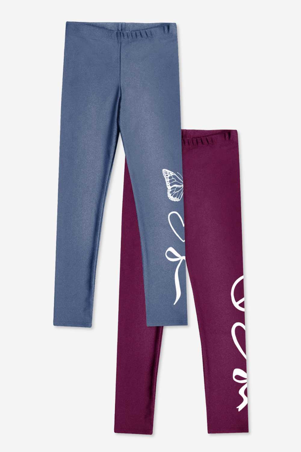 2-Pack High Shine Legging - Neon Pink | Black Heart Bolt - NEW!