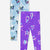 Denim Butterfly | Purple Graffiti Rainbow