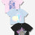 Pink Cowboy Boot | Blue Diamond Heart | Black Leopard Star