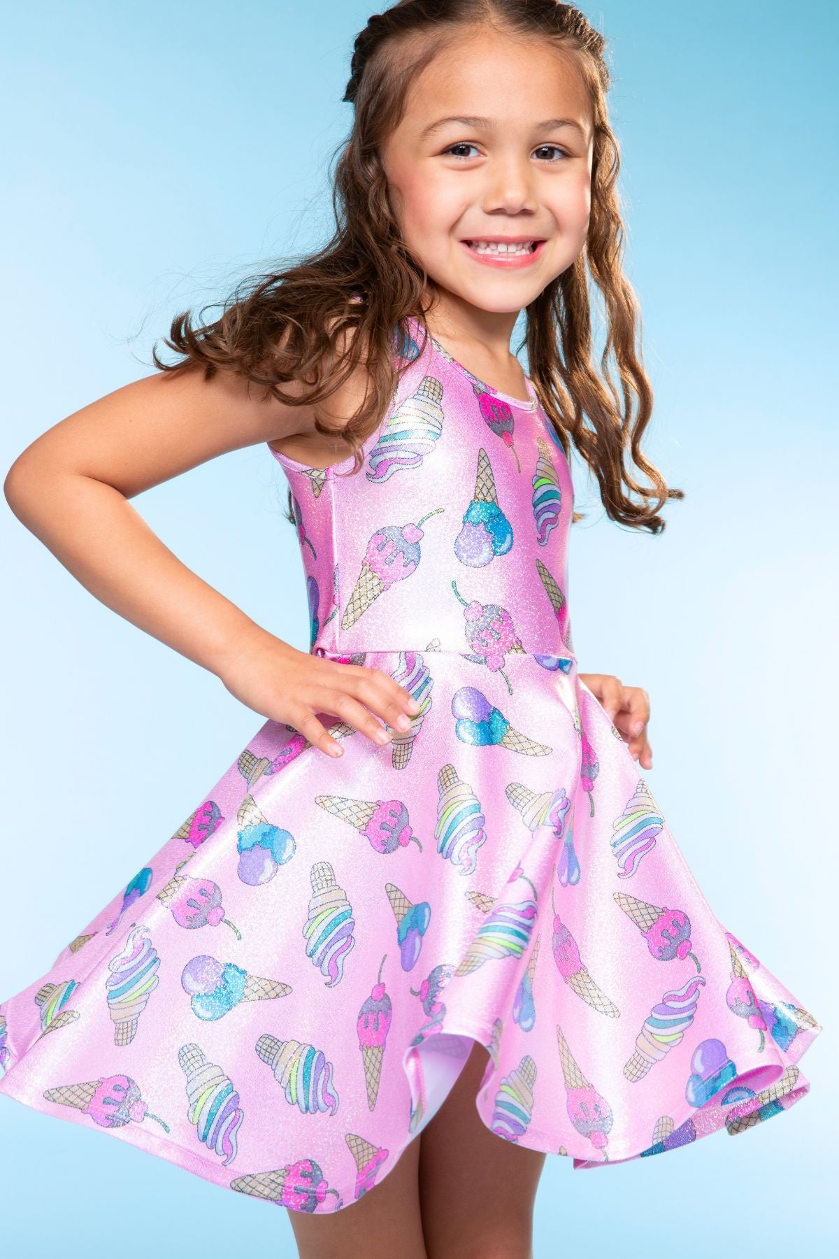 High Shine Super Twirl Dress - Rainbow Gummy Bear