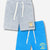 Heather Grey Basketball | Neon Blue Baseball