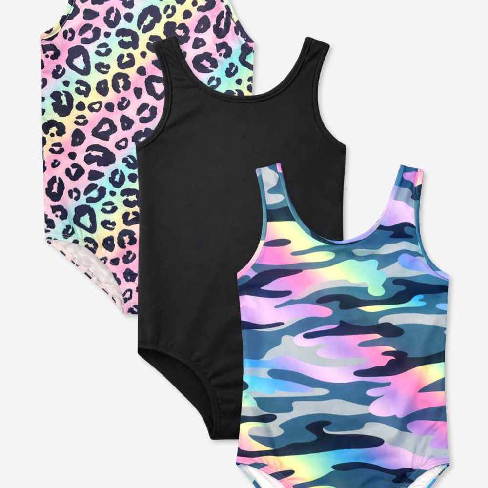 3-Pack Simply Soft Luxe Tank Leotard