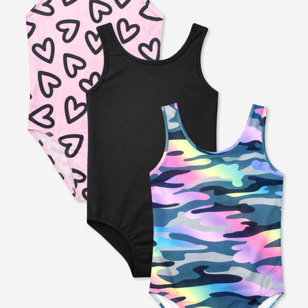 3-Pack Simply Soft Luxe Tank Leotard