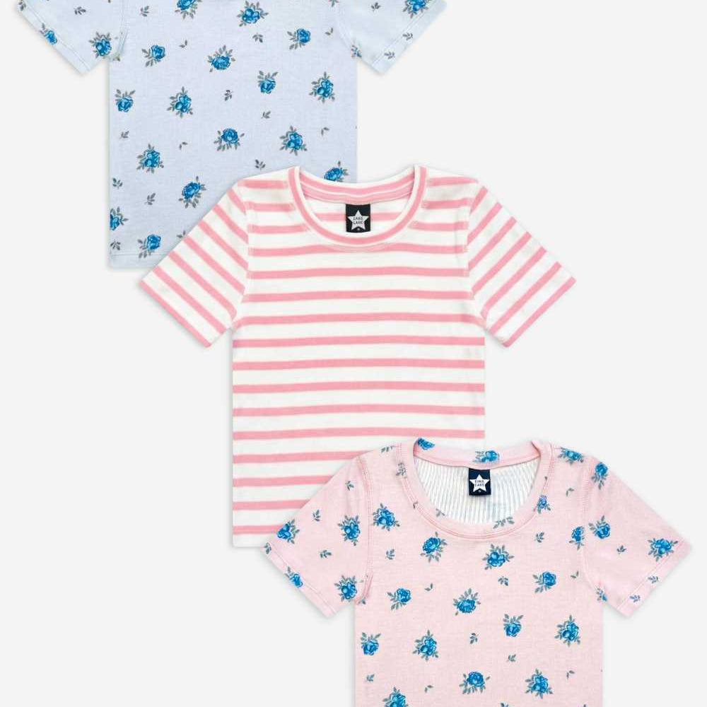 3-Pack Ultra-Soft Ribbed Fitted Tee