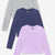 Heather Grey | Dark Denim | Lilac