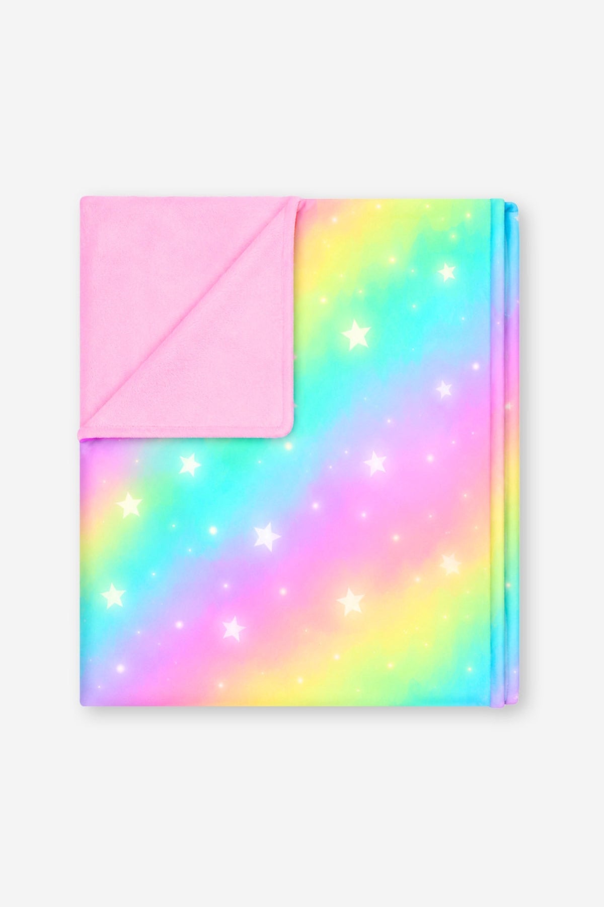 Simply Soft Reversible Blanket - Rainbow S'Mores - NEW!