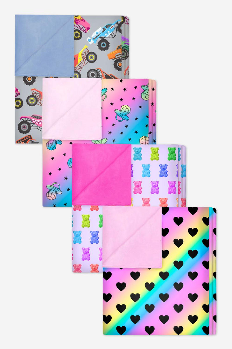 4-Pack Simply Soft Reversible Blanket