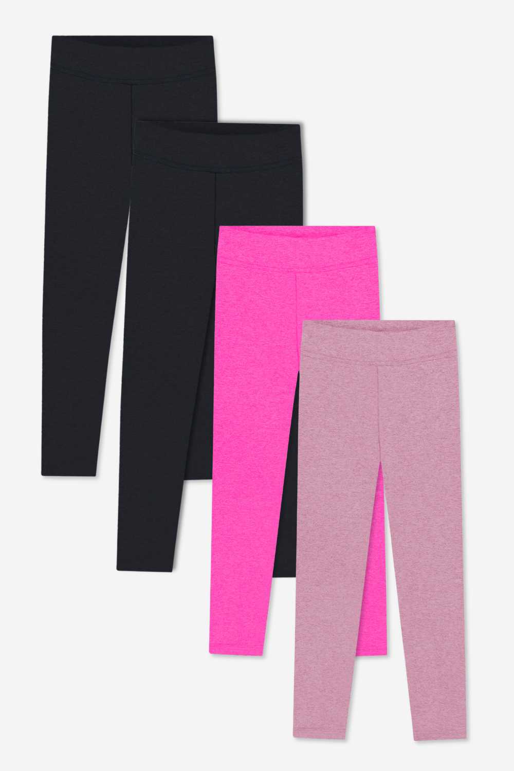 4-Pack Simply Soft Luxe Legging - Black (x2) | Neon Pink | Pink Mauve - NEW!