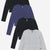 Black |  Dark Denim | Heather Grey