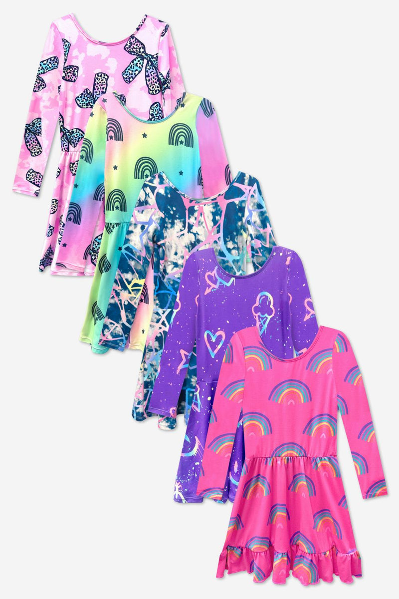 5-Pack Simply Soft L/S Dress