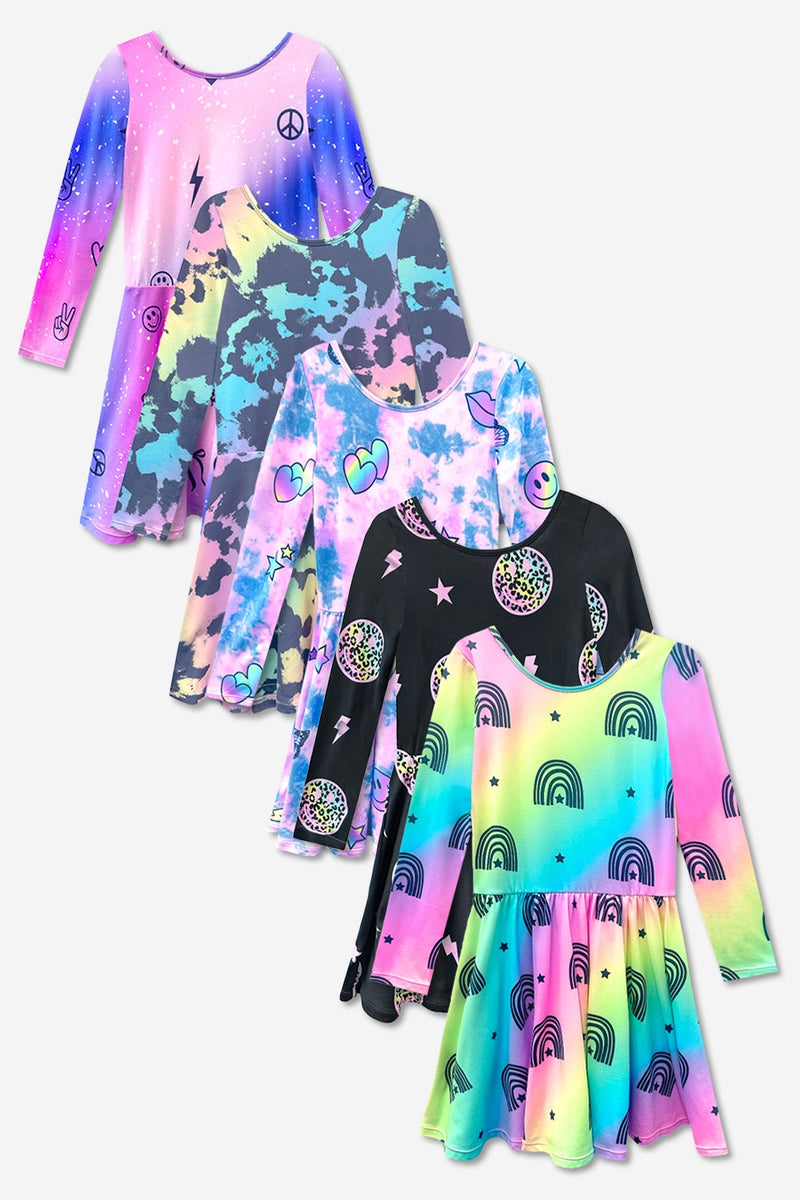 5-Pack Simply Soft L/S Dress