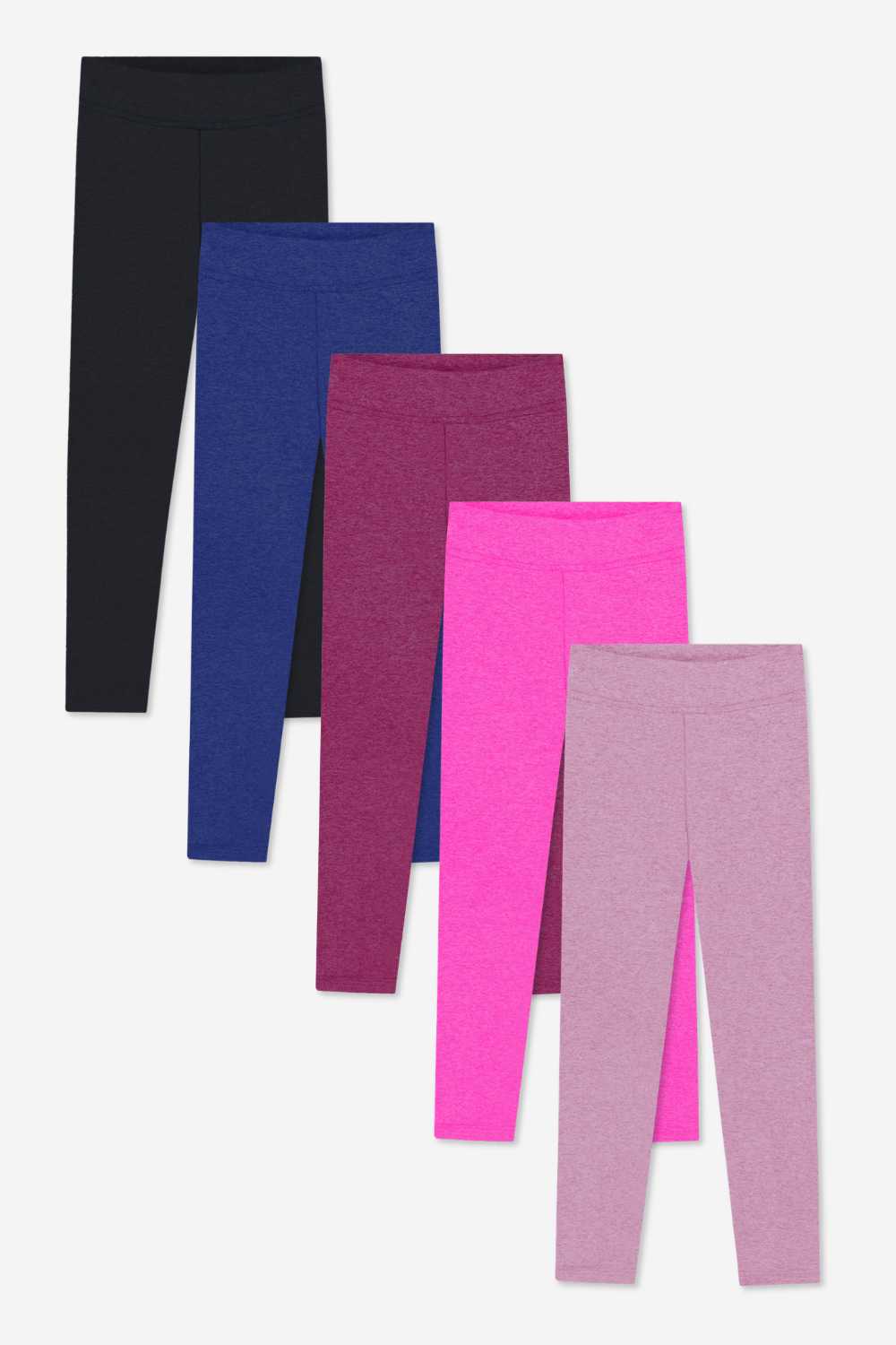 5-Pack Simply Soft Luxe Legging - Black | Navy | Burgundy | Pink Mauve | Neon Pink - NEW!