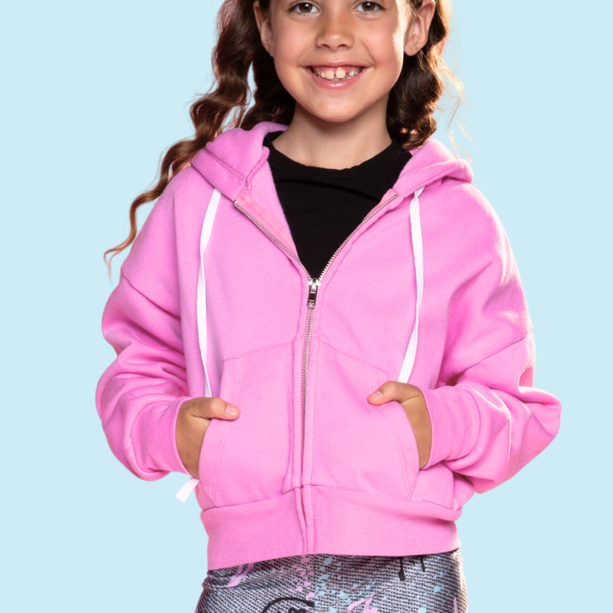 Heart tulle sweatshirt (black) – POPPY