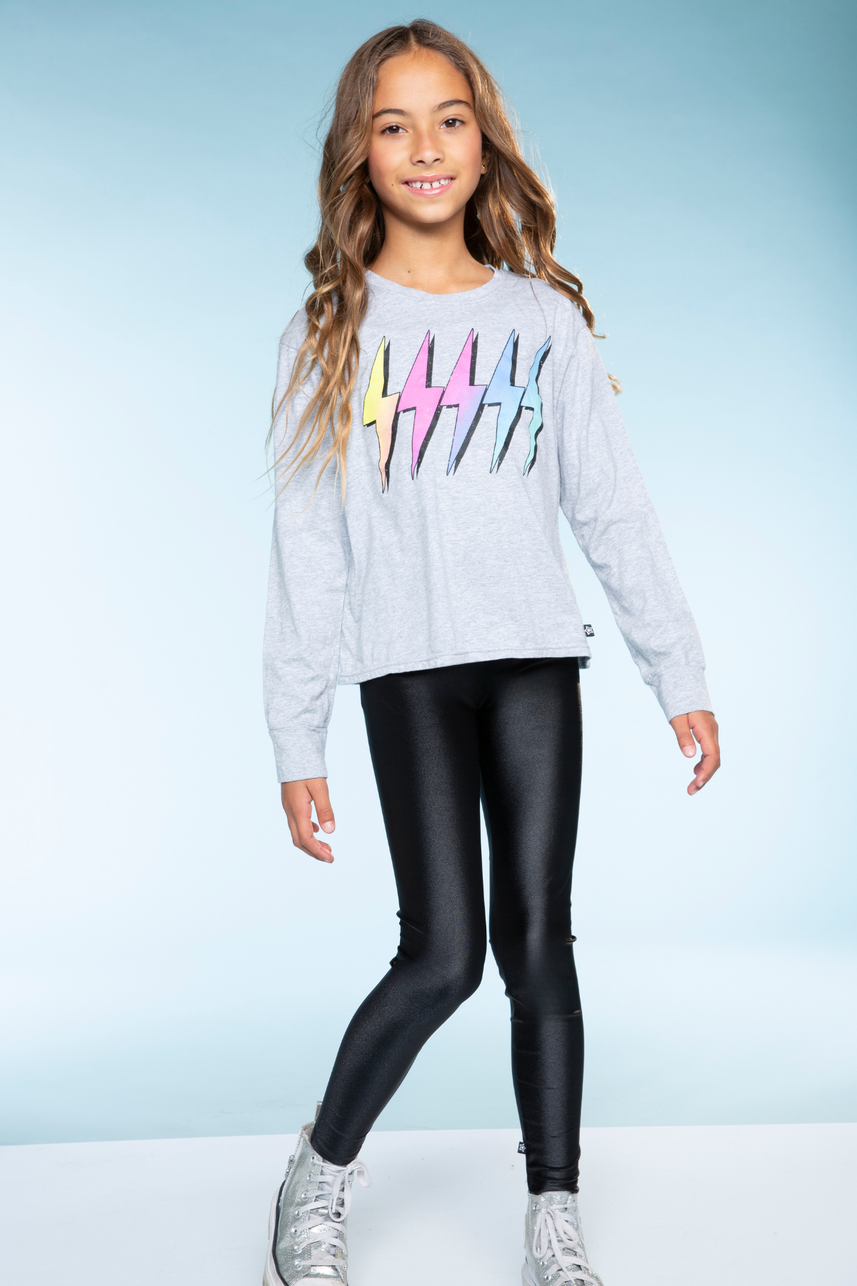 Liquid Mid-Rise Legging - Black Snake