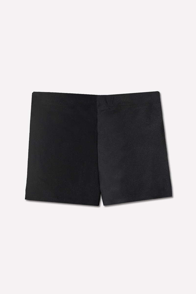 High Shine Under Dress & Tumble Short - Black