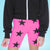 Neon Hot Pink Stars