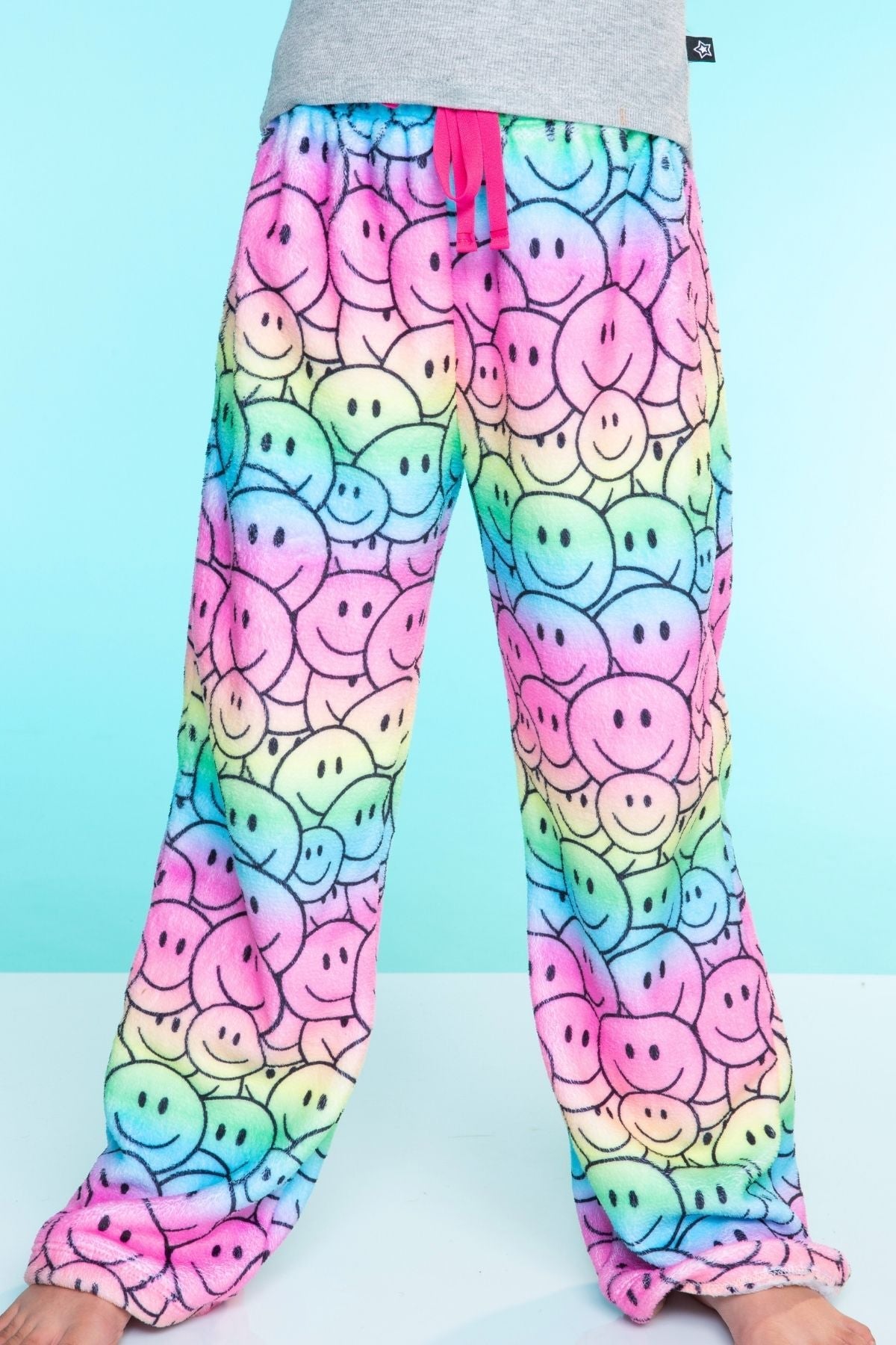 Fuzzy Plush Karate Pant - Matcha Boba