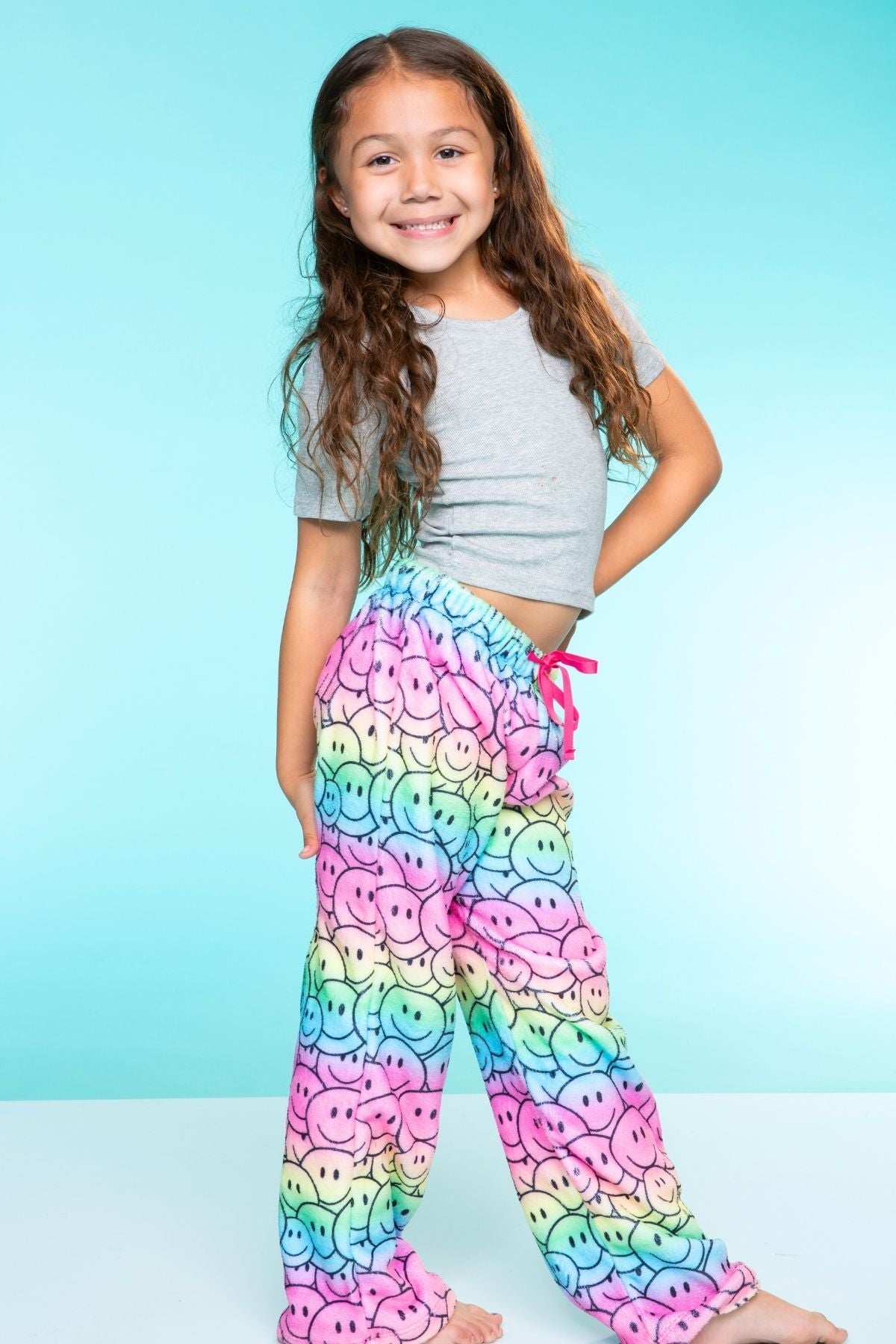 Fuzzy Plush Karate Pant - Matcha Boba