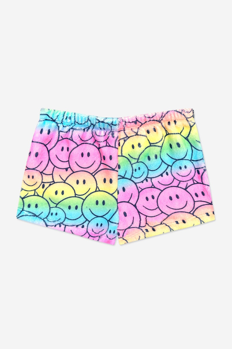 Fuzzy Plush Dolphin Short - Pink Moon Stars