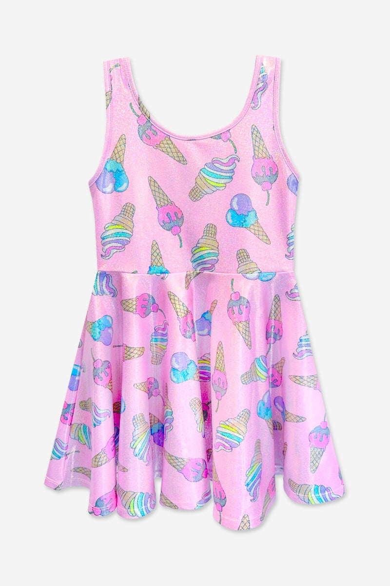 High Shine Super Twirl Dress - Rainbow Gummy Bear
