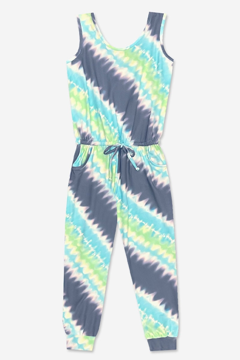 Simply Soft Long Jumpsuit - Blush Pink Ditsy Floral - NEW!