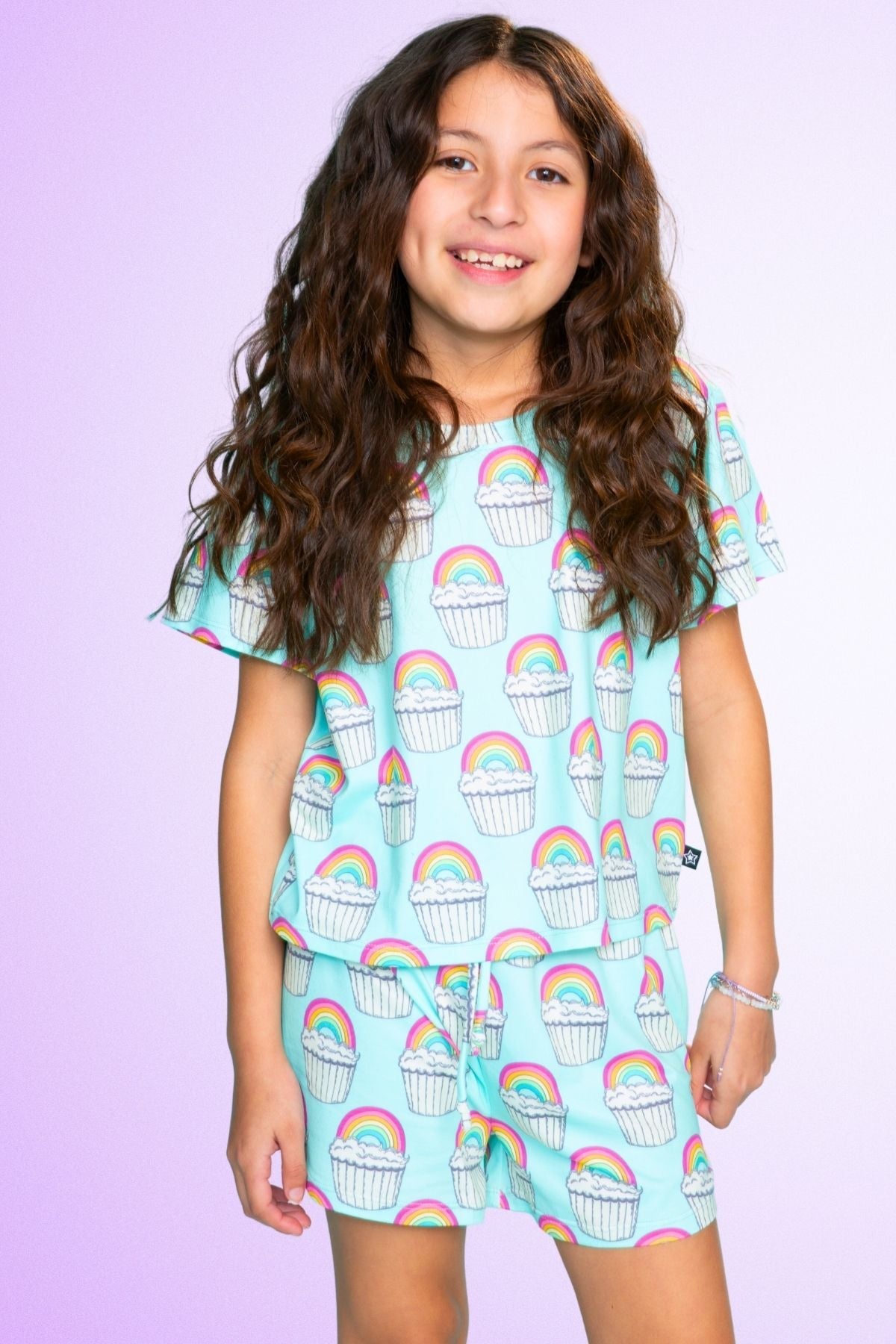 Simply Soft Easy Tee & Dolphin Short - Pink Stripe Euro Summer - NEW!