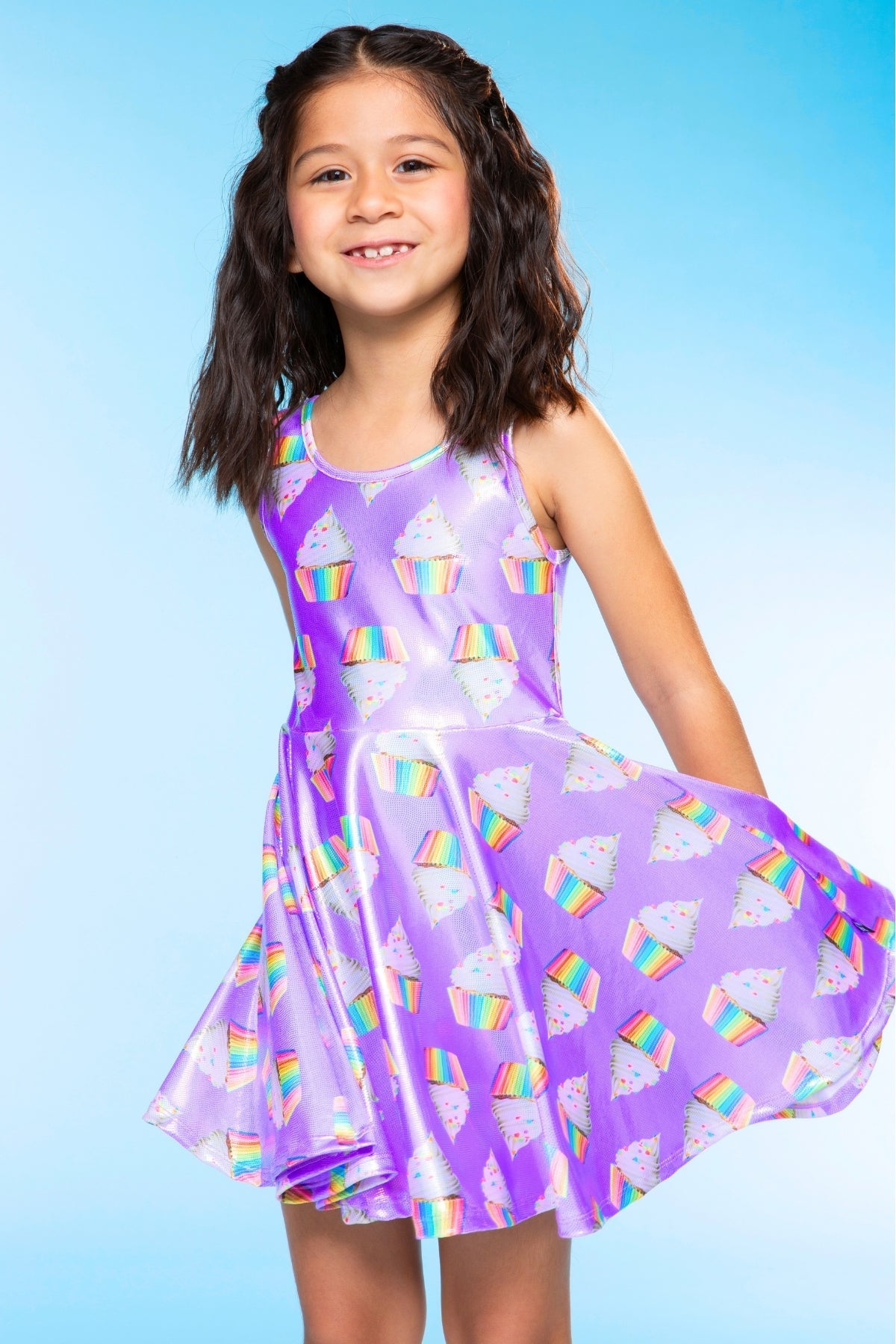 High Shine Super Twirl Dress - Rainbow Gummy Bear