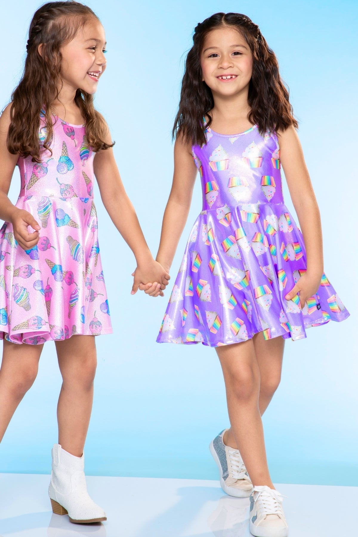 High Shine Super Twirl Dress - Rainbow Gummy Bear