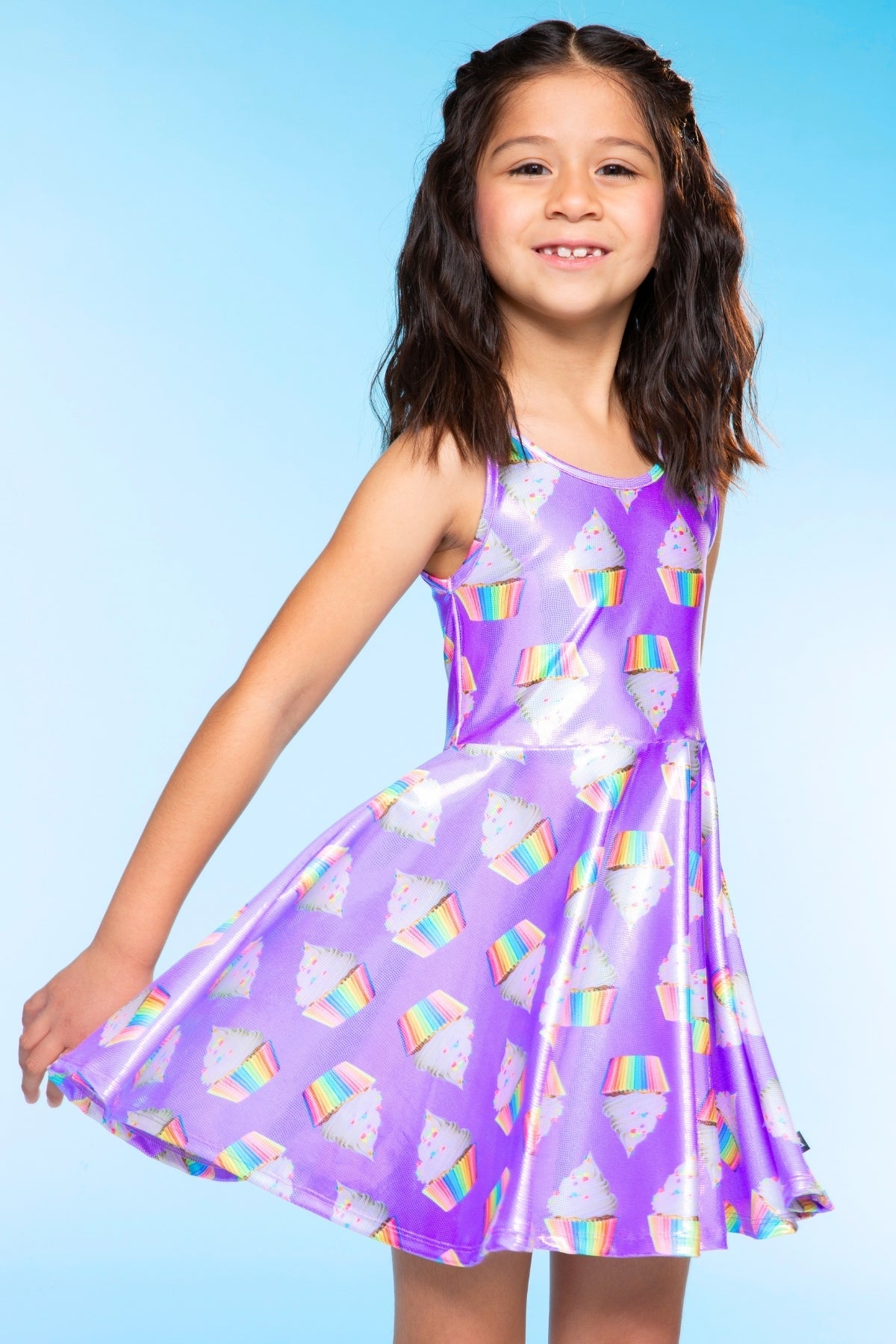 High Shine Super Twirl Dress - Rainbow Gummy Bear