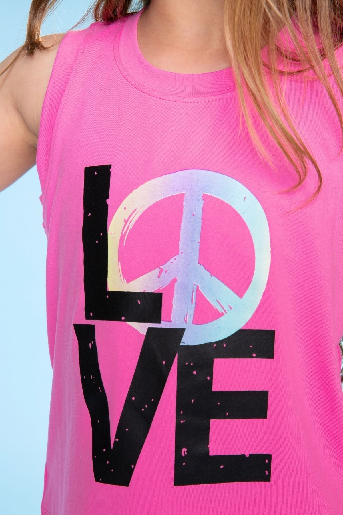 Simply Soft Tank & Dolphin Short Set - Black Rainbow Ombre Icons - NEW!