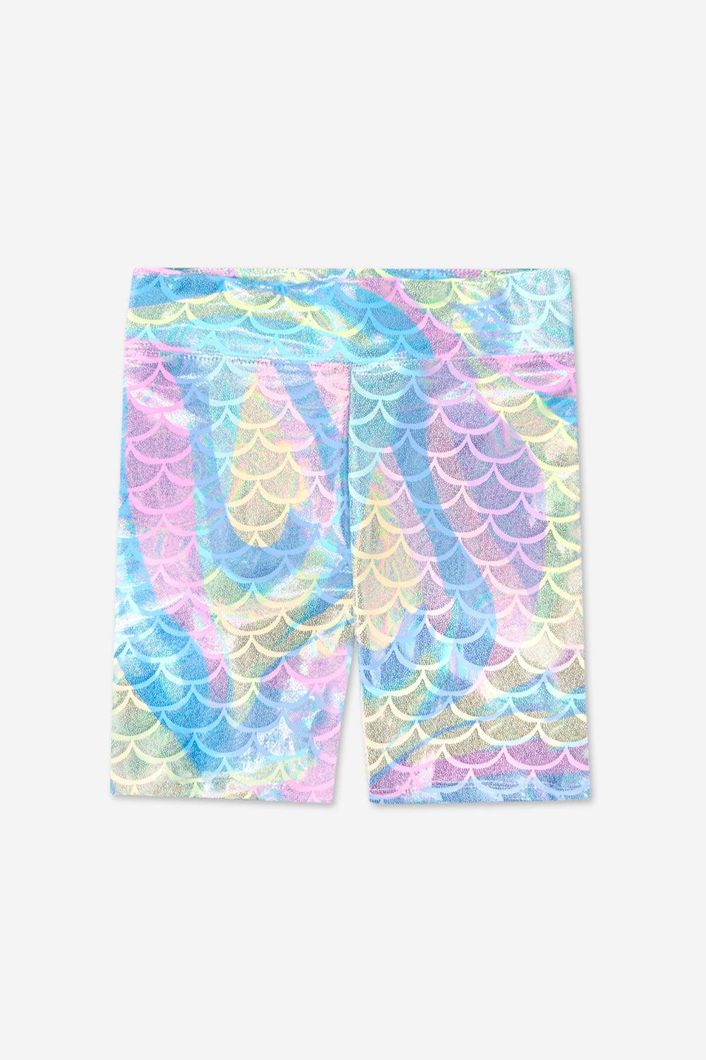 High Shine Biker Short - Pink Glitter