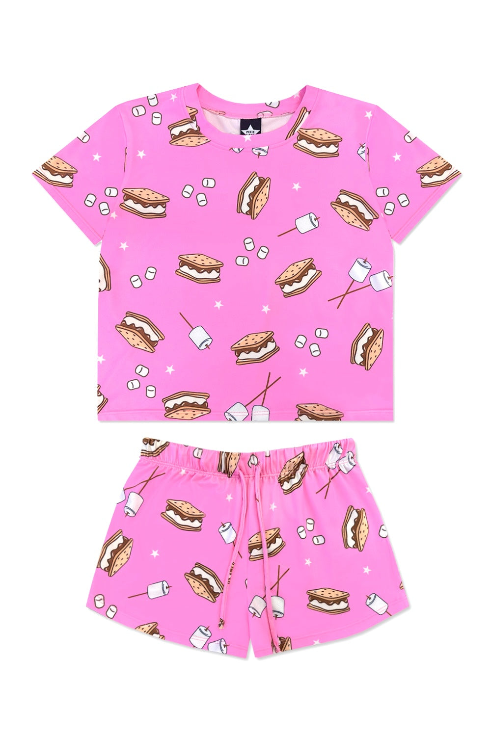 Simply Soft Easy Tee & Dolphin Short - Pink Stripe Euro Summer - NEW!