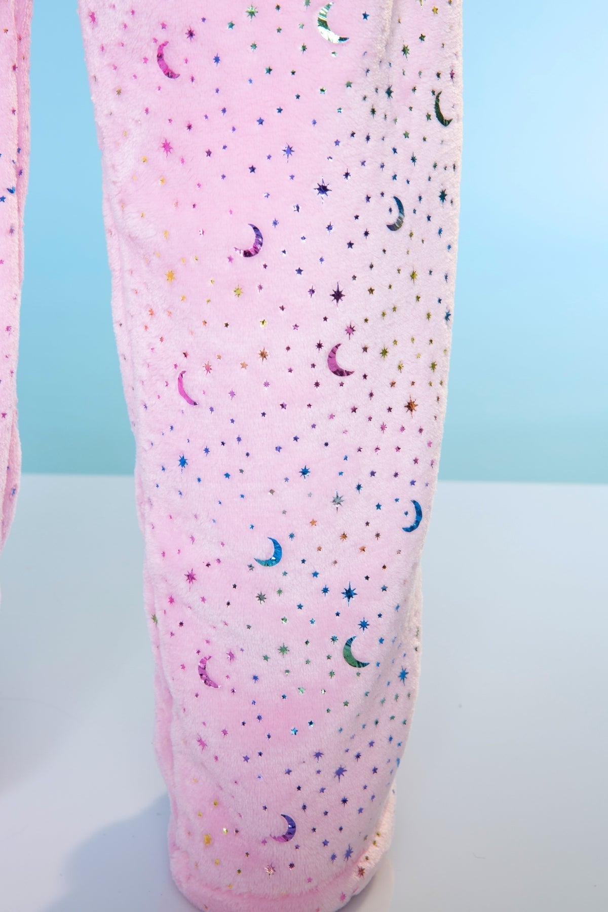 Fuzzy Plush Karate Pant - Matcha Boba