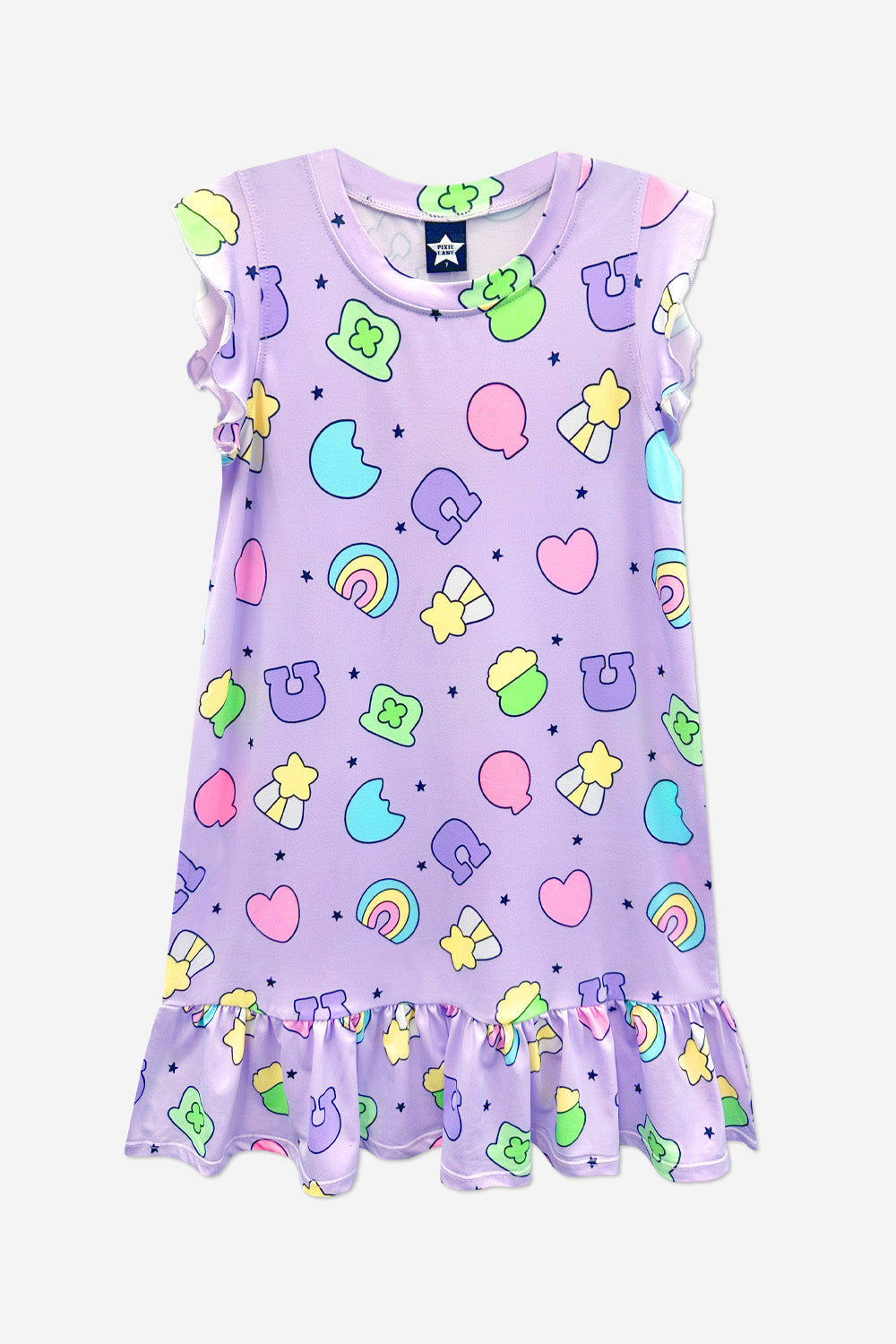 Simply Soft Flutter Sleeve Lounge Dress - Light Pink Makeup