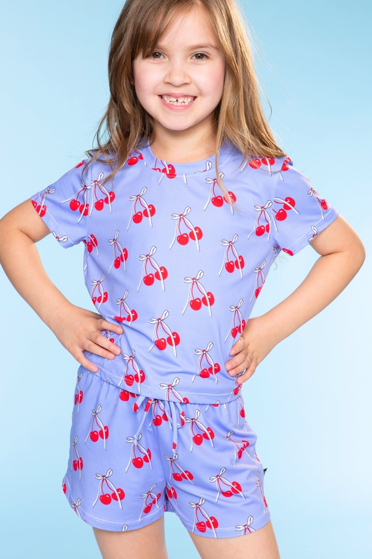 Simply Soft Easy Tee & Dolphin Short - Pink Stripe Euro Summer - NEW!