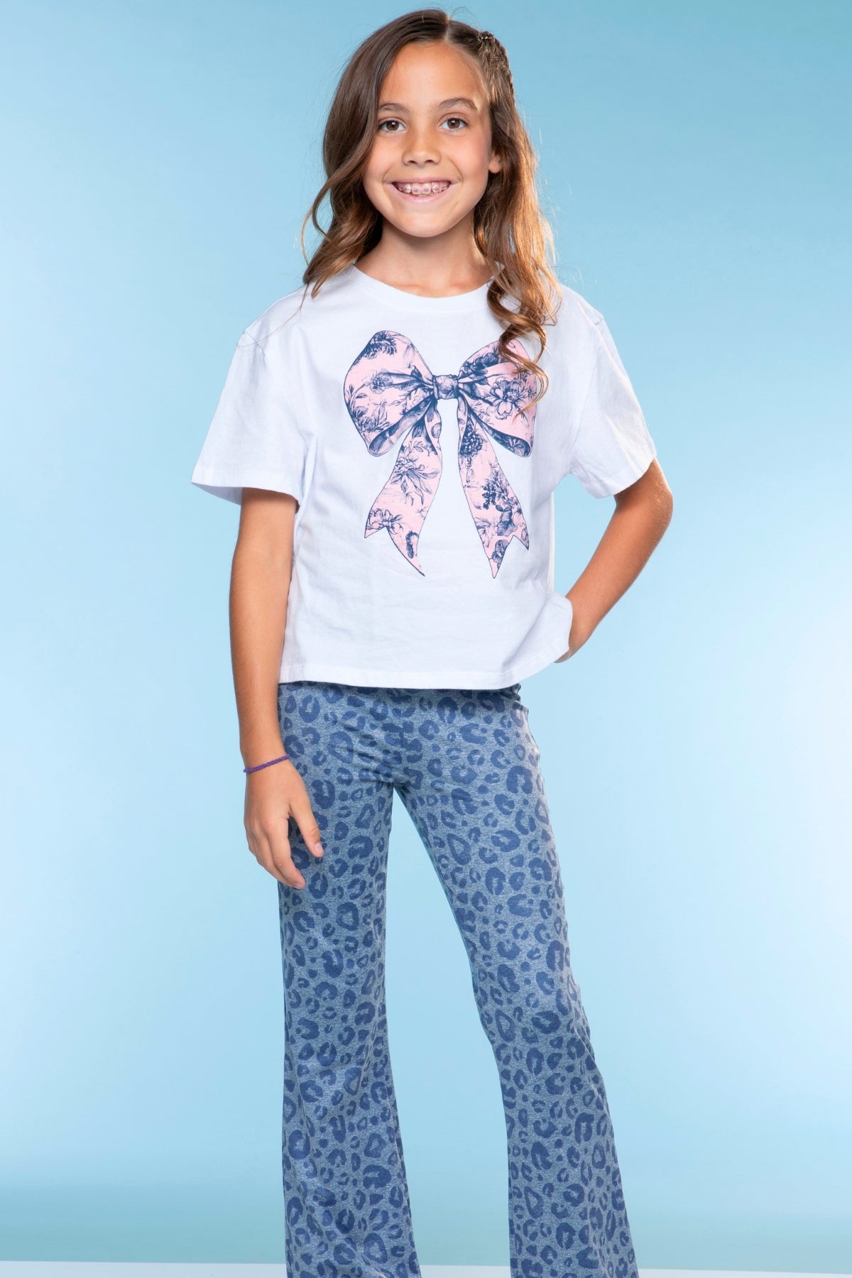 Simply Soft Luxe Flare Legging - Vintage Denim Elements