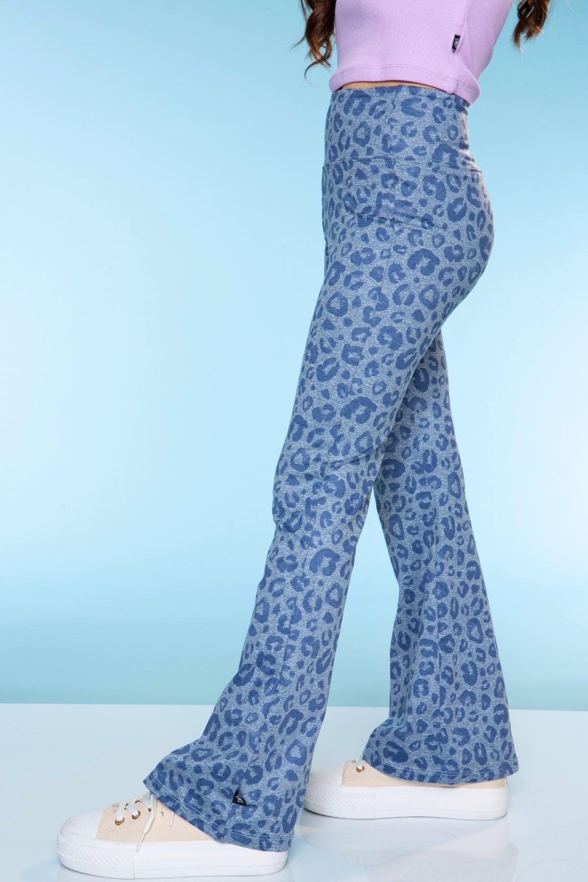 Simply Soft Luxe Flare Legging - Vintage Denim Elements