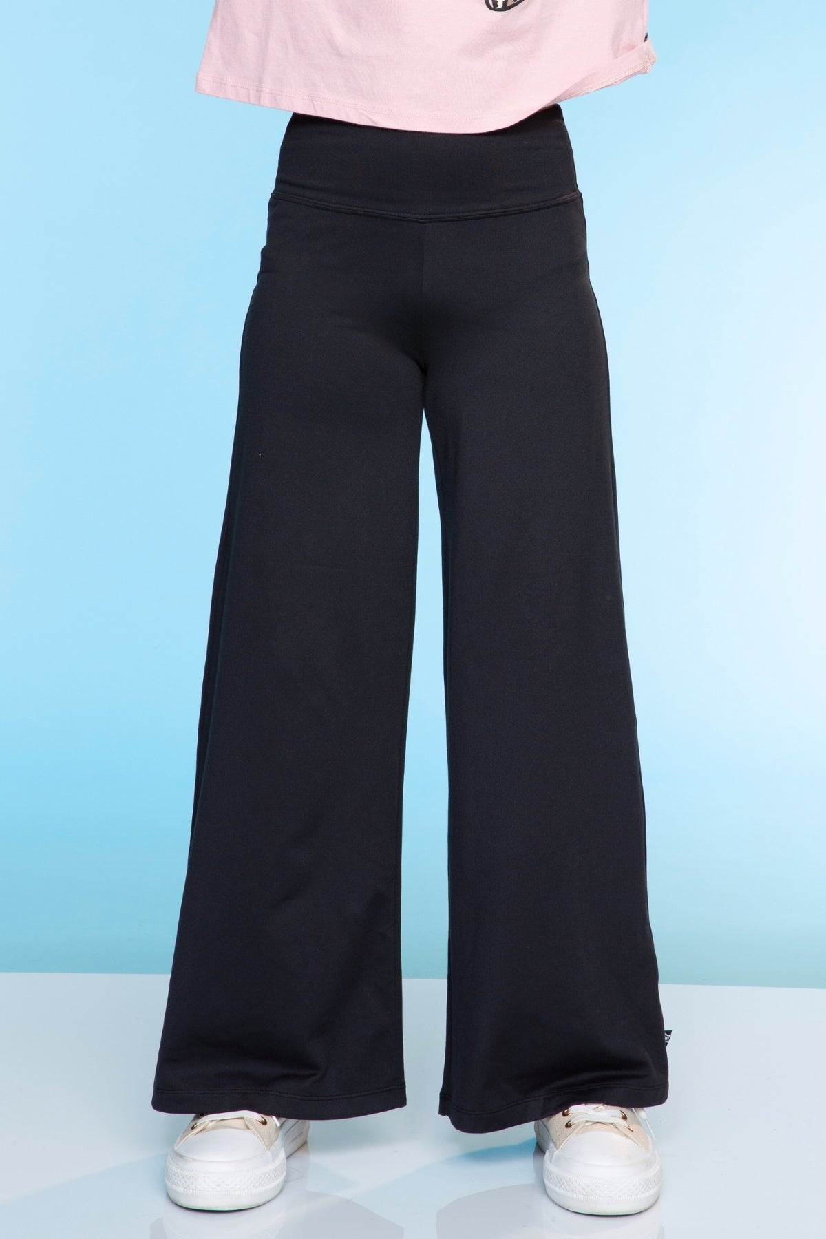 Simply Soft Luxe Wide Leg Pant - Steel Pink White Stripe - NEW!