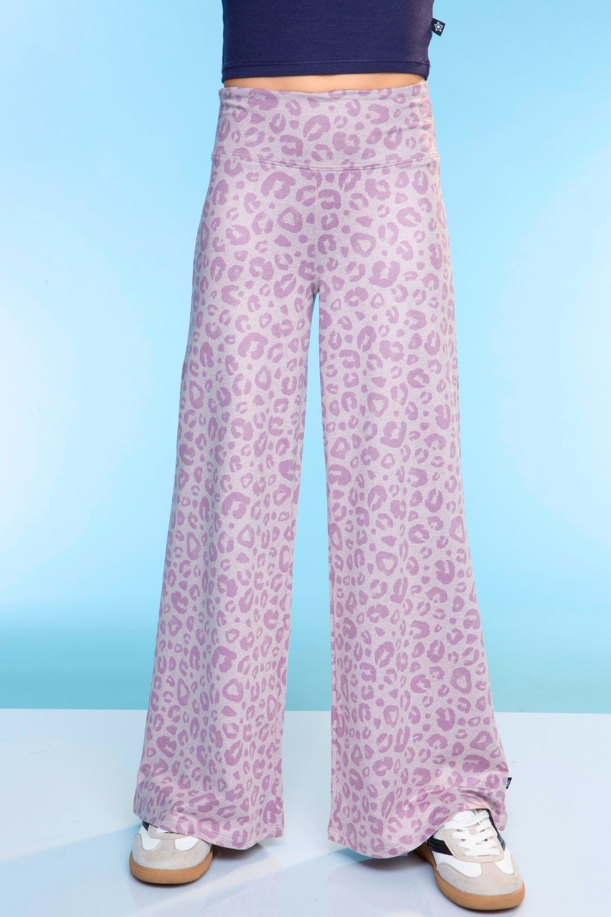 Simply Soft Luxe Wide Leg Pant - Steel Pink White Stripe - NEW!