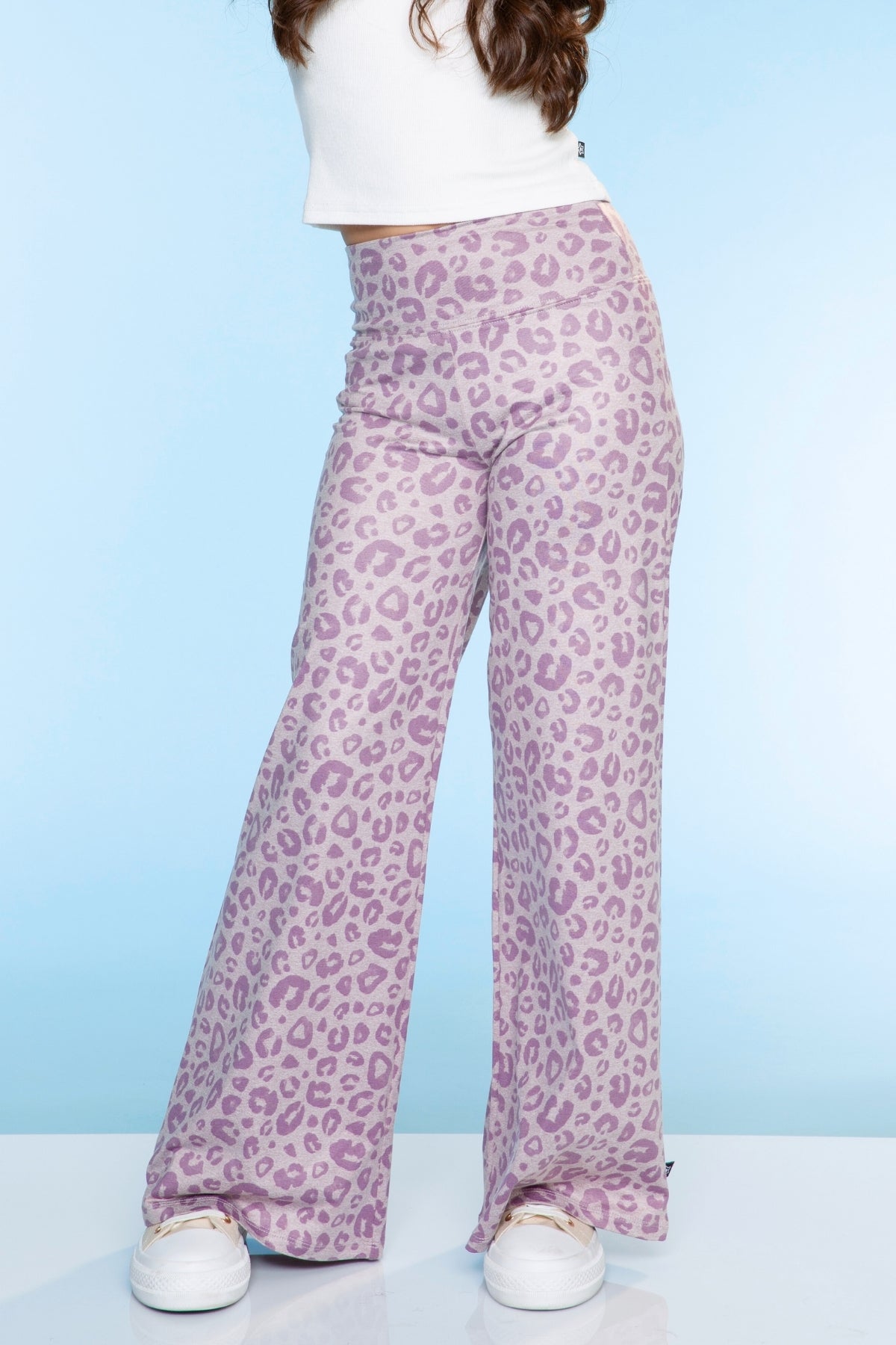 Simply Soft Luxe Wide Leg Pant - Steel Pink White Stripe - NEW!