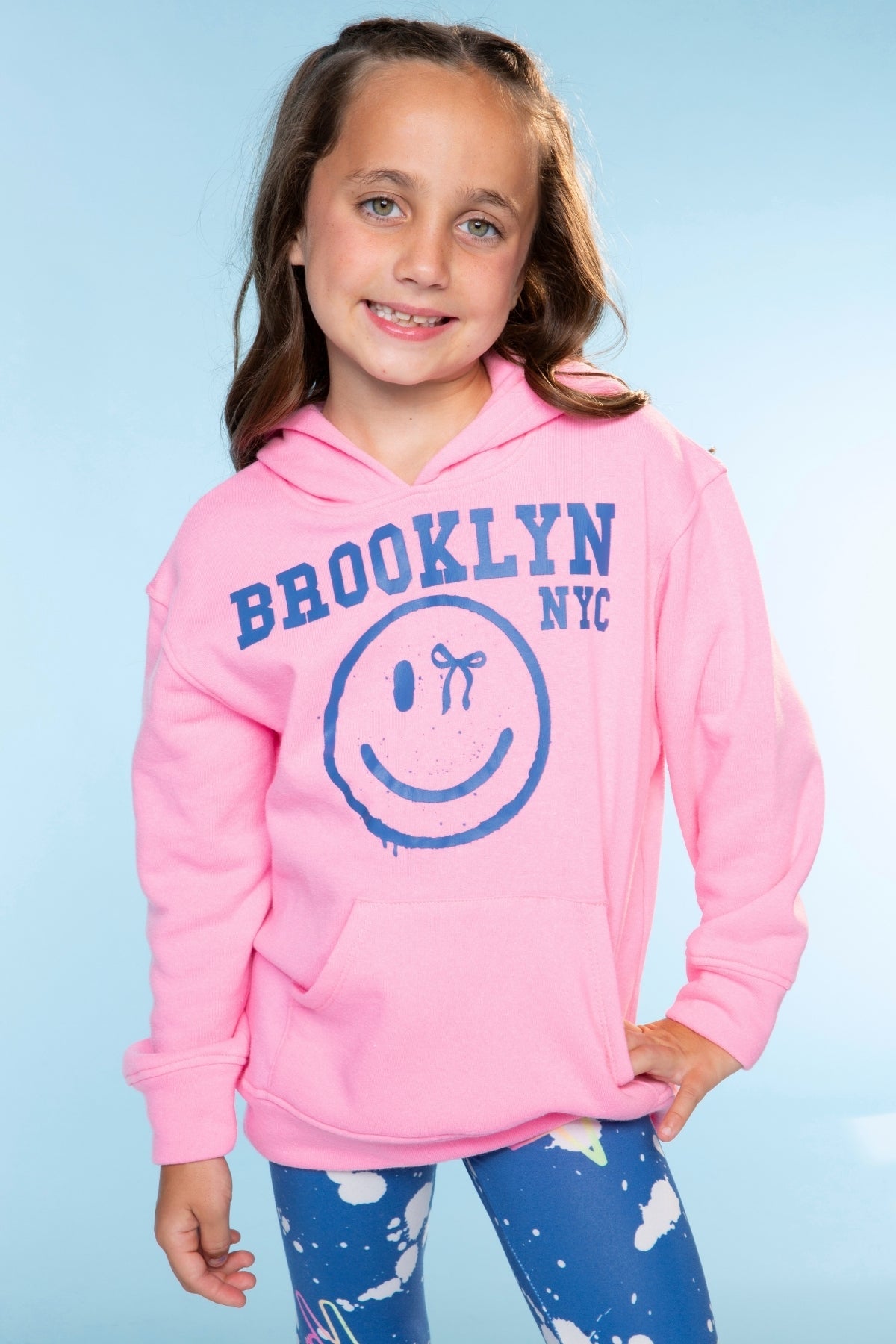 Cotton Soft Oversized Long Sleeve Hoodie - Black Leopard Cherry