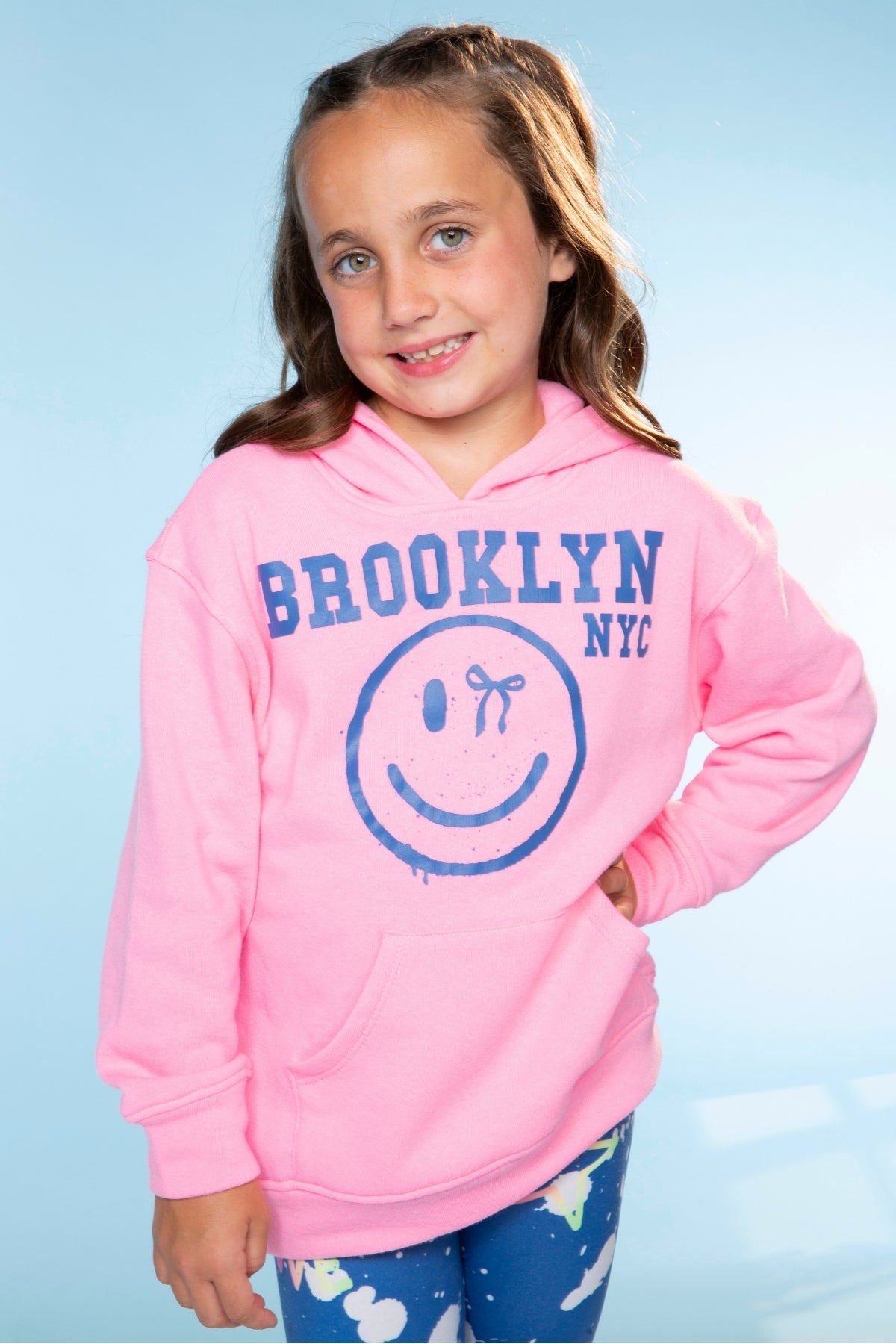 Cotton Soft Oversized Long Sleeve Hoodie - Black Leopard Cherry