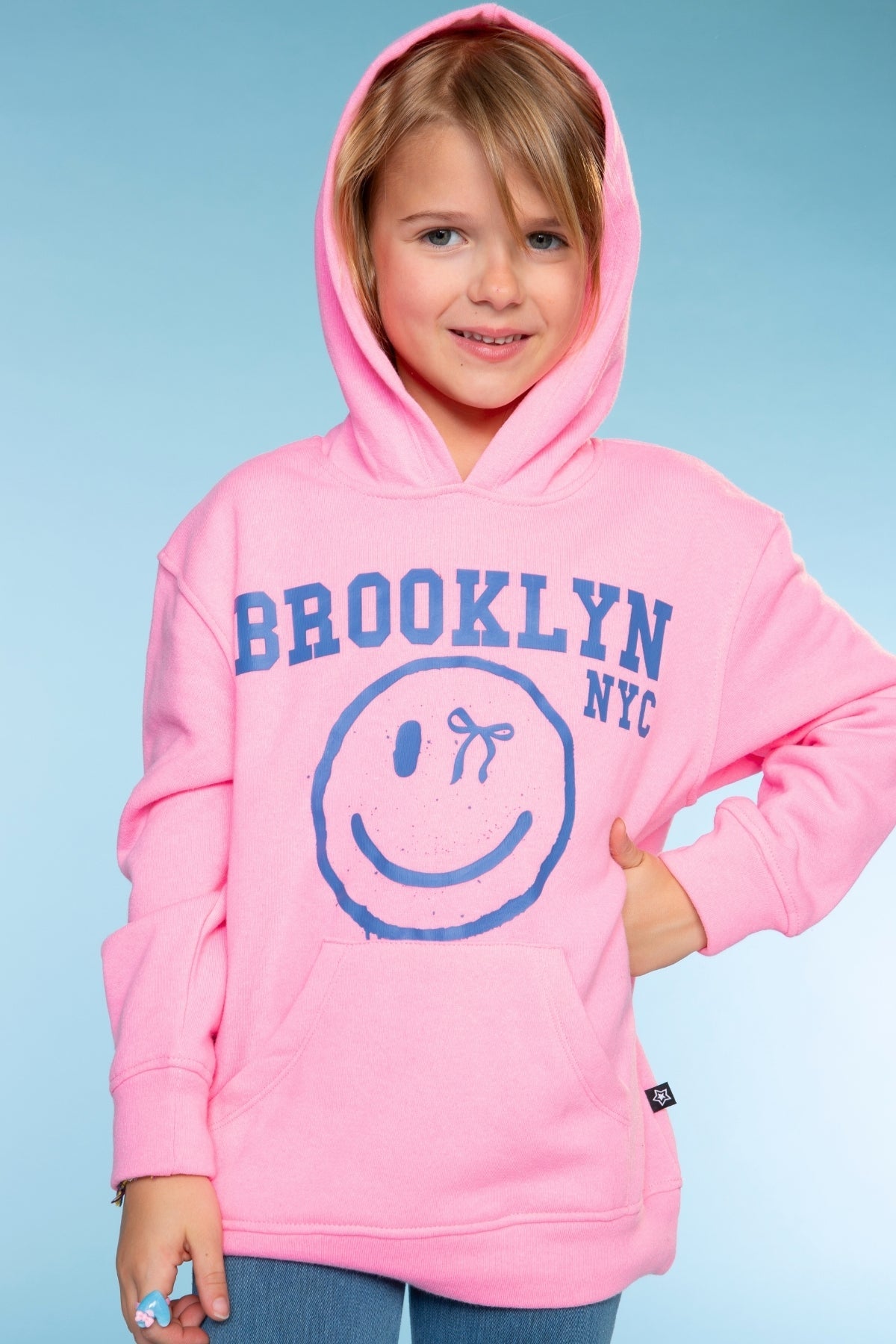 Cotton Soft Oversized Long Sleeve Hoodie - Black Leopard Cherry