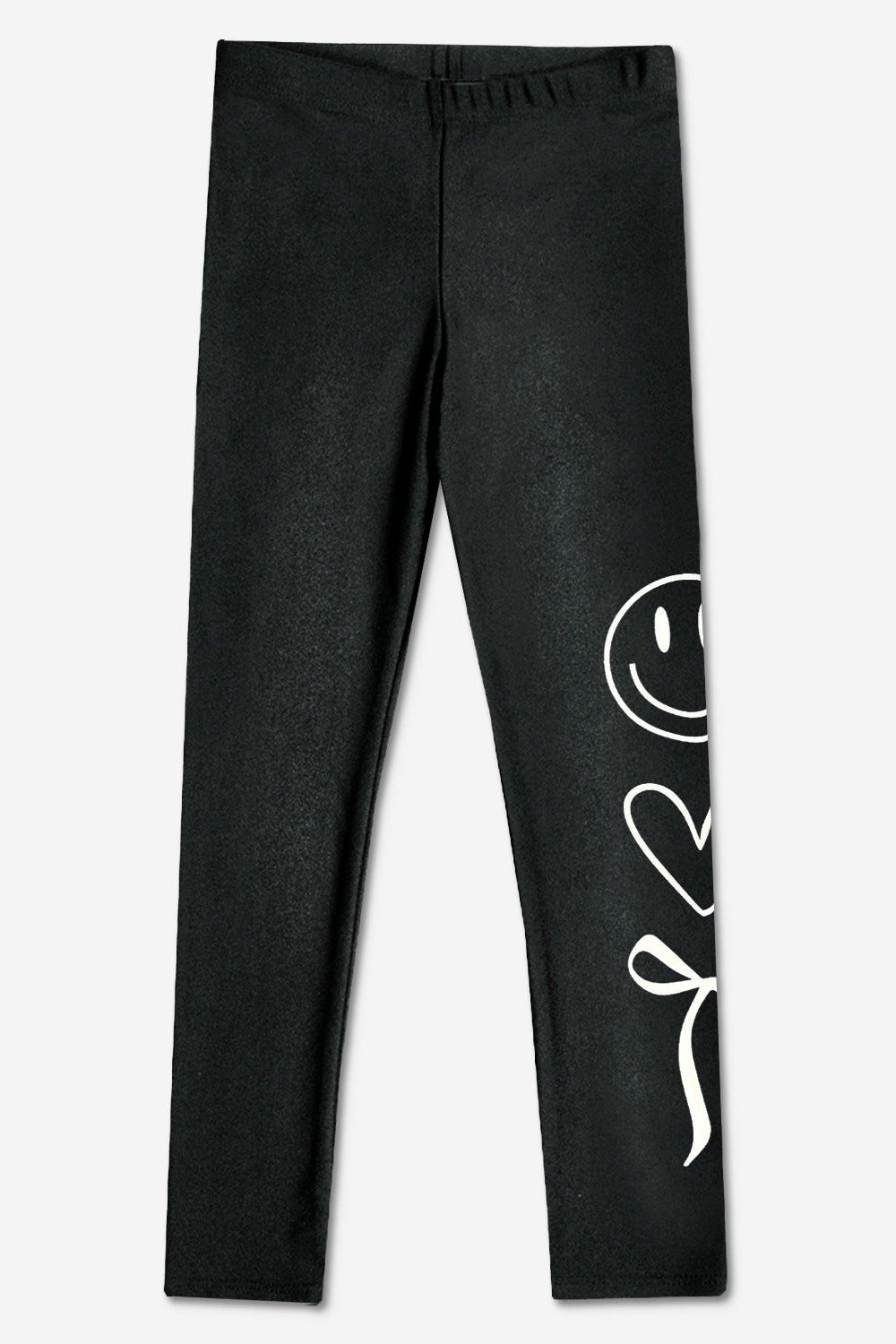 High Shine Long Legging - Black Stars