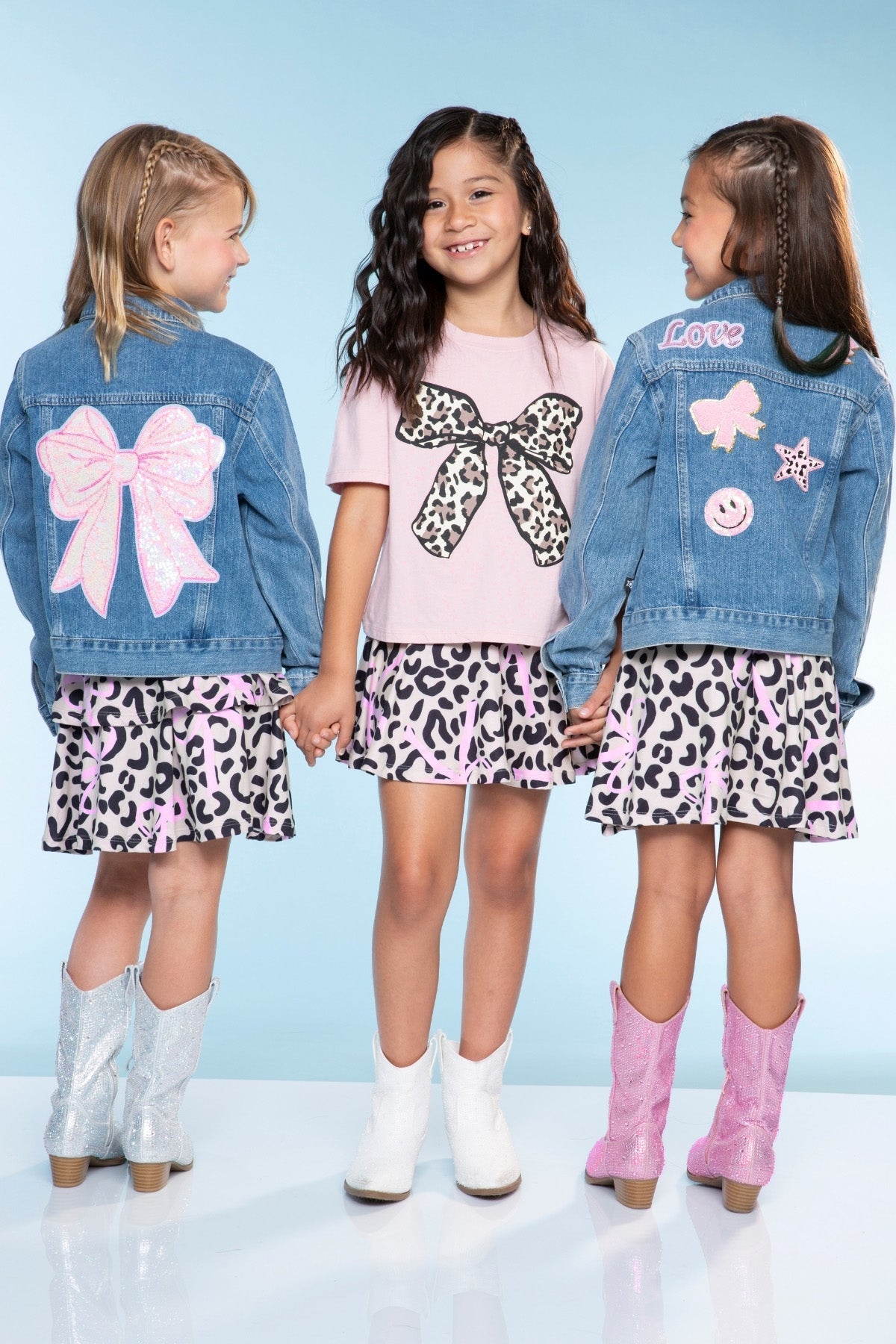 The Perfect Denim Jacket - Lt Denim White Daisy