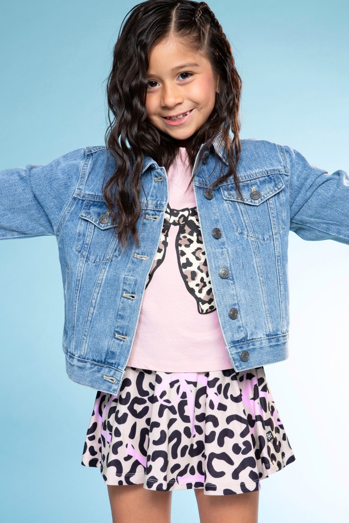 The Perfect Denim Jacket - Olive Sequin Daisy