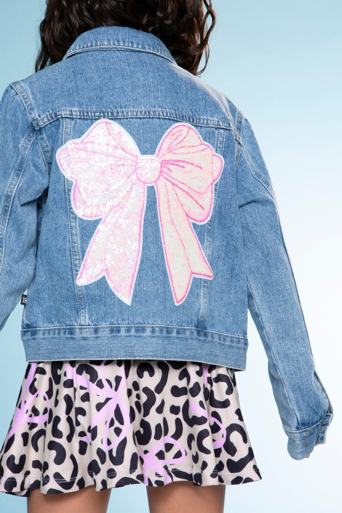 The Perfect Denim Jacket - Lt Denim White Daisy