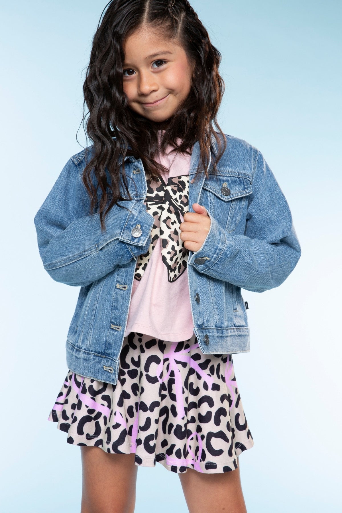 The Perfect Denim Jacket - Lt Denim White Daisy