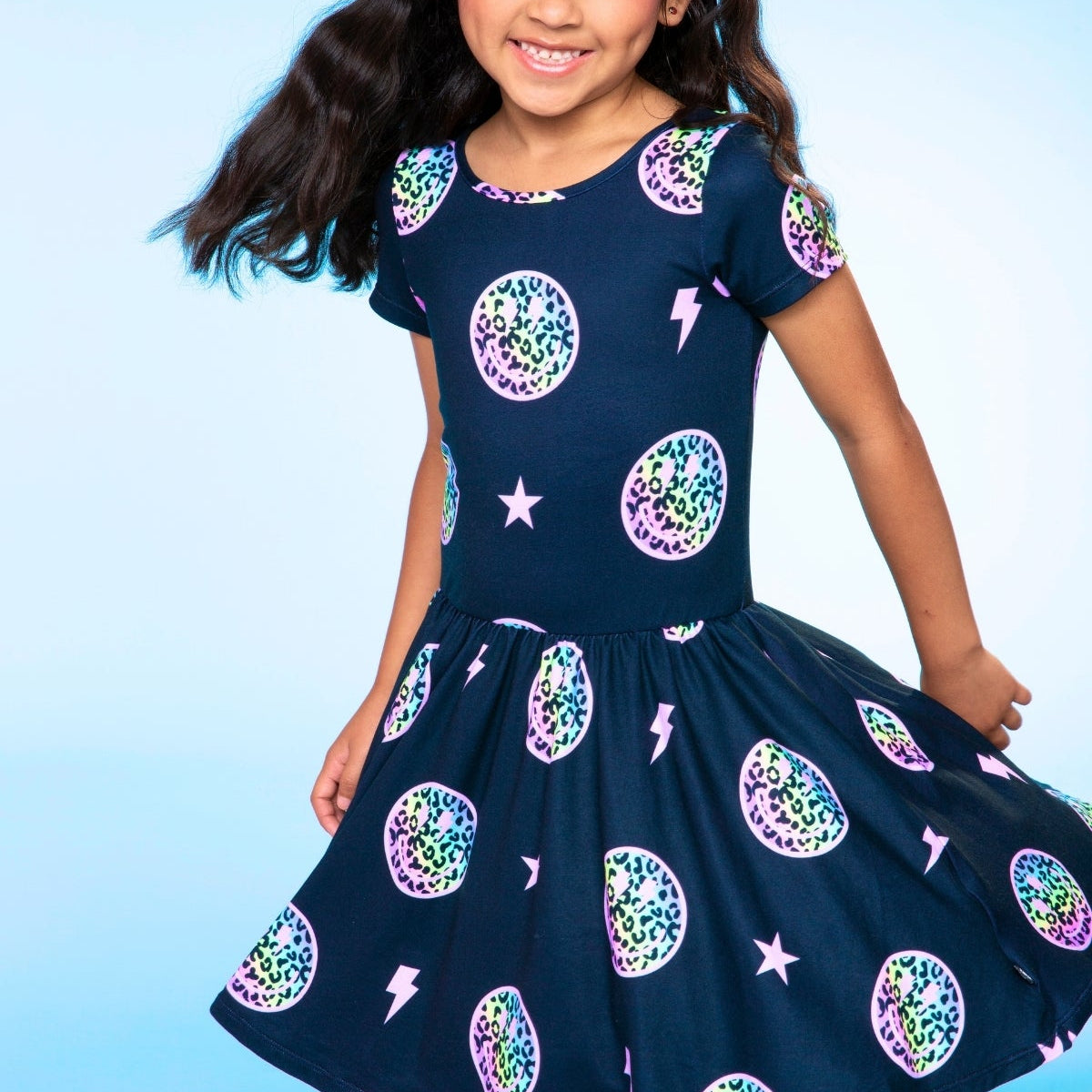 Simply Soft Short Sleeve Be Happy Dress